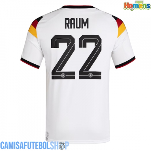 Camisa de time de futebol Alemanha David Raum #22 Replicas 1º Equipamento Mundo 2026 Manga Curta
